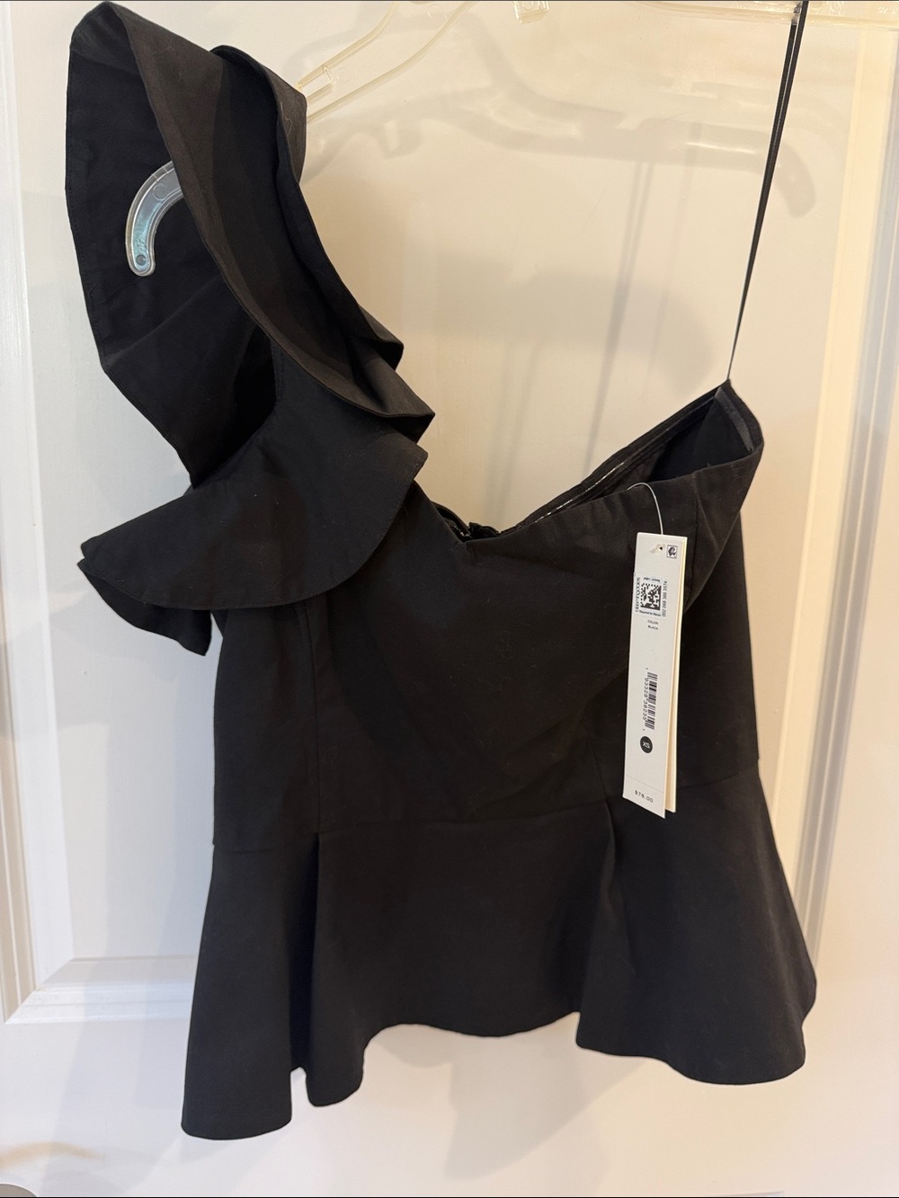 Aqua Black Garment Label Detail